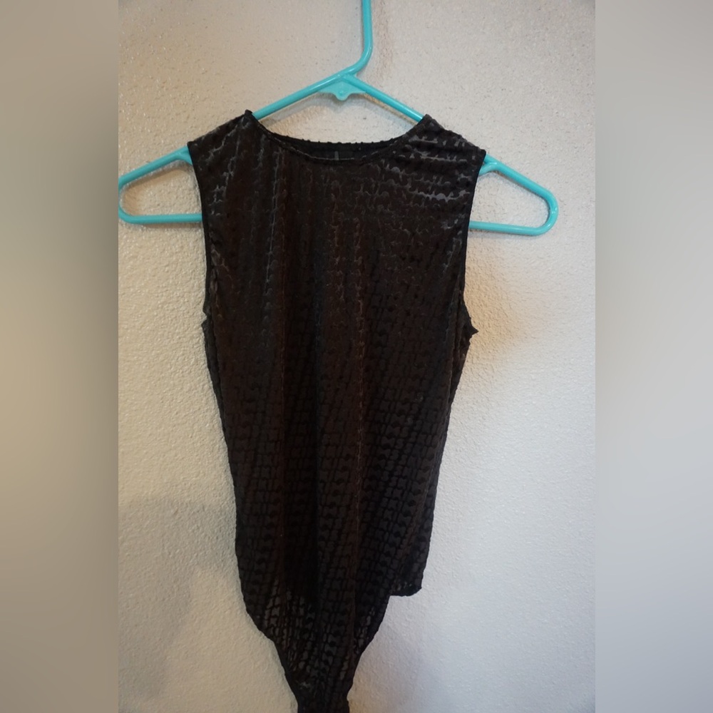 SKIMS VELVET LOGO BODYSUIT